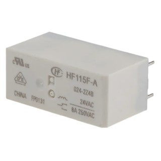RS PRO PCB Power Relay 24V AC Coil 8A Switching Current DPDT 800-4463