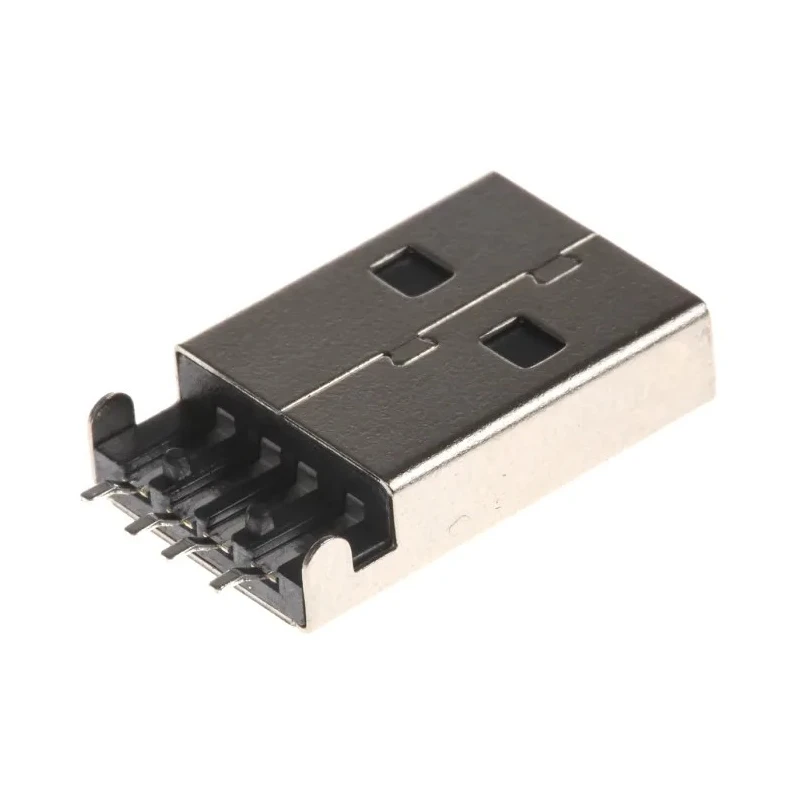 Molex Right Angle Surface Mount Male USB Type A Connector USB 2.0 1 Port 1.5A Current 150V 48037-2200