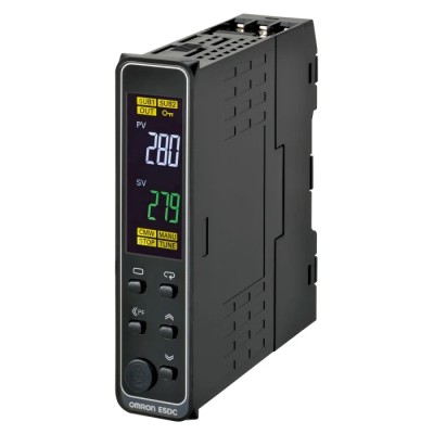 Omron PID Temperature Controller 2 Output Relay 240V AC On-Off Universal Input DIN Rail Mount E5DC