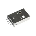 Molex Right Angle Surface Mount Male USB Type A Connector USB 2.0 1 Port 48037-1000