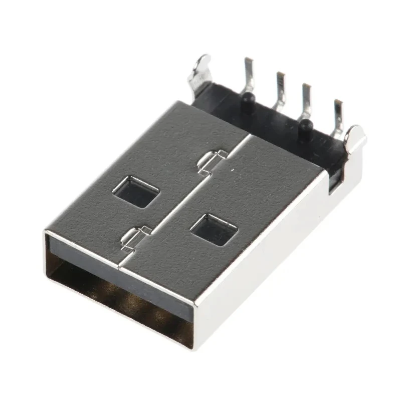 Molex Right Angle Through Hole Male USB Type A Connector USB 2.0 1 Port 150V 1.5A 48037-0001