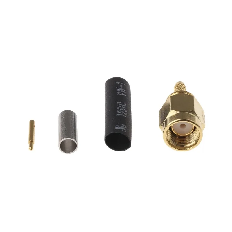 Molex 73251 Series Coaxial Connector Cable Male SMA, 50 Ω, Straight Body Crimp 73251-0456