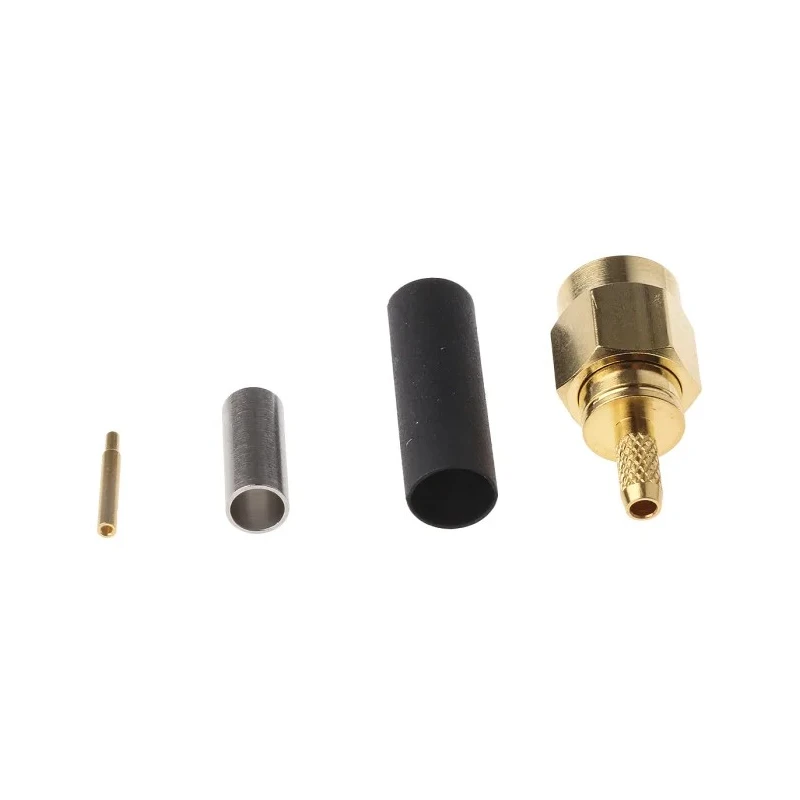 Molex 73251 Series Coaxial Connector Cable Male SMA, 50 Ω, Straight Body Crimp 73251-0456