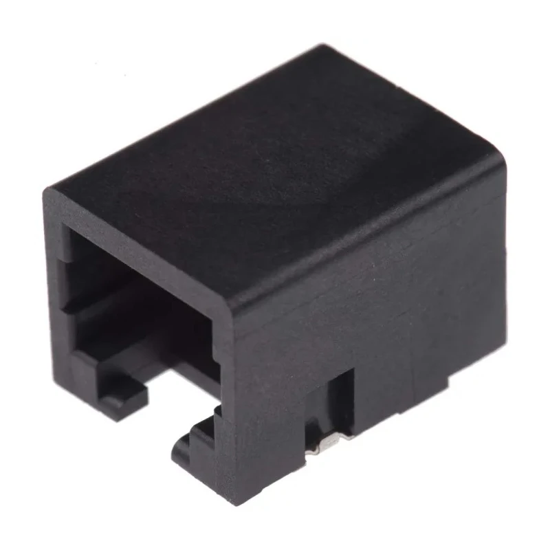 Molex RJ11 Connector Female Surface Mount Cat3 Unshielded Right Angle 1 Port 6 Way 