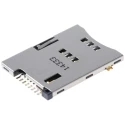 Molex 6 Way Push-Push Mini SIM Memory Card Connector Copper Alloy Contacts Gold Plating Surface Mount 47553-0001
