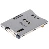 Molex 6 Way Push-Push Mini SIM Memory Card Connector Copper Alloy Contacts Gold Plating Surface Mount 47553-0001