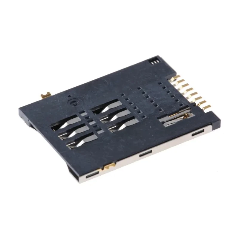 Molex 6 Way Push-Push Mini SIM Memory Card Connector Copper Alloy Contacts Gold Plating Surface Mount 47553-0001