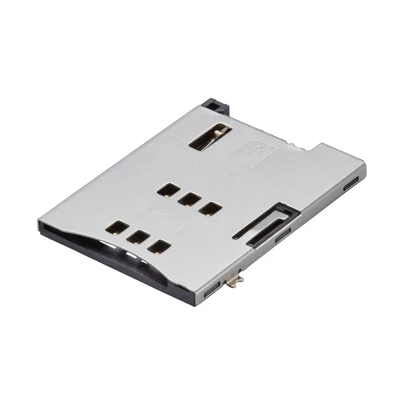 Molex 6 Way Push-Push Mini SIM Memory Card Connector Copper Alloy Contacts Gold Plating Surface Mount 47553-0001