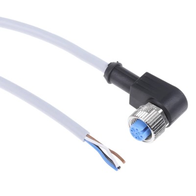 SICK Female 4 Way M12 Right Angle to 4 Way Unterminated Sensor Actuator Cable 250V 5m YG2A14-050VB3XLEAX