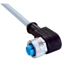 SICK Female 4 Way M12 Right Angle to 4 Way Unterminated Sensor Actuator Cable 250V 5m YG2A14-050VB3XLEAX