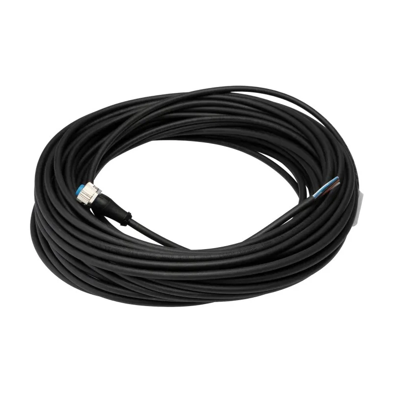 SICK Sensor Actuator Cable Female 5 Way Straight M12 to Unterminated 20m 125V CYJV Series YF2A15-200UB5XLEAX / 2095614