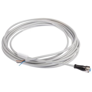 SICK Sensor Actuator Cable Female 4 Way Straight M12 to Unterminated 4 Way 5m Grey PVC Jacket YF2A14-050VB3XLEAX / 2096235