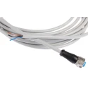 SICK Sensor Actuator Cable Female 4 Way Straight M12 to Unterminated 4 Way 5m Grey PVC Jacket YF2A14-050VB3XLEAX / 2096235