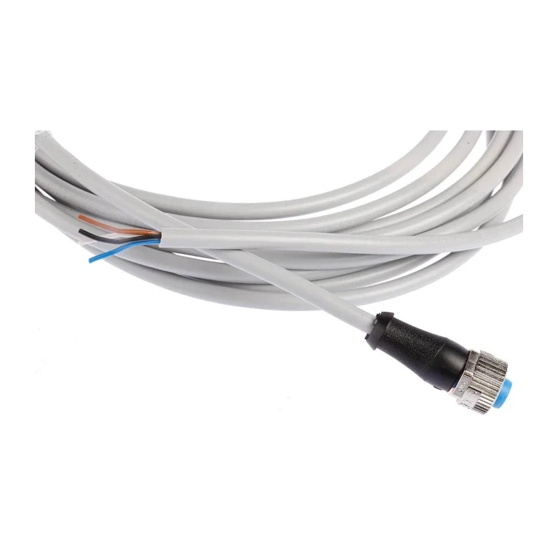 SICK Sensor Actuator Cable Female 4 Way Straight M12 to Unterminated 4 Way 5m Grey PVC Jacket YF2A14-050VB3XLEAX / 2096235
