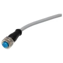 SICK Sensor Actuator Cable Female 4 Way Straight Connector to Unterminated 4 Way, 2 m, 250V YF2A14-020VB3XLEAX / 2096234