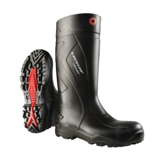 Dunlop Purofort Black Green Stainless Steel Toe Capped Unisex Safety Boots EU 42 EN ISO 20345:2011 C762041