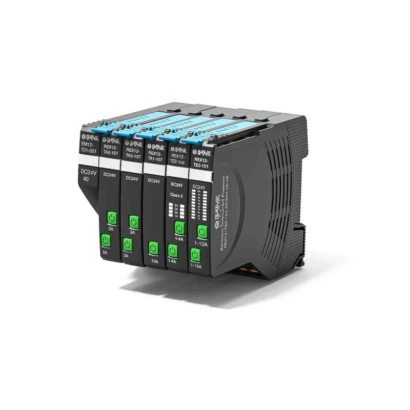 ETA Electronic Circuit Breaker REX12-T 6A 24V DC 2 Channels DIN Rail Mount REX12-TA2-107-DC24V-6A/6A