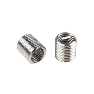 RS PRO Thread Repair Insert M8 x 1.25 mm Thread, Drill Size 8.3 mm, 16 mm Length, 304 Stainless Steel 175-0432