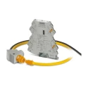 Phoenix Contact PACT RCP Series Current Transformer 4000A with Push-in Terminal, 21mA Secondary Current, DIN Rail 2906234