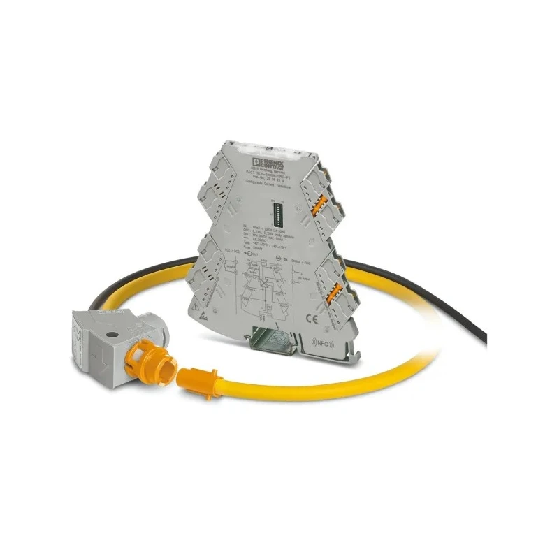 Phoenix Contact PACT RCP Series Current Transformer 4000A with Push-in Terminal, 21mA Secondary Current, DIN Rail 2906234