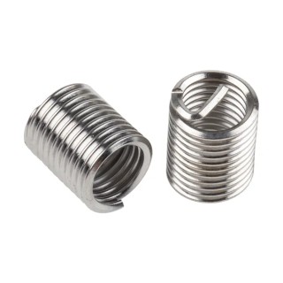 RS PRO Thread Repair Insert M10, Drill Size 10.3 mm, Thread Length 20 mm, 304 Stainless Steel 175-0433