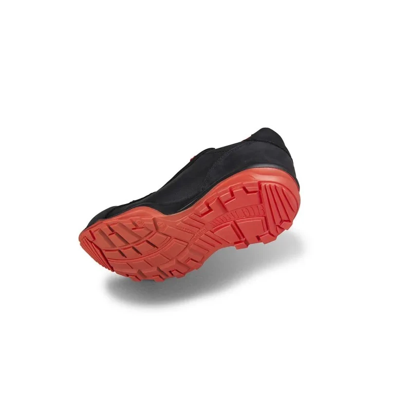 Heckel RUN-R Men's Black, Red Composite Safety Trainer, UK 12, EU 47 with Lace Up Closure, EN ISO 20345:2011 S3 SRC 6260347