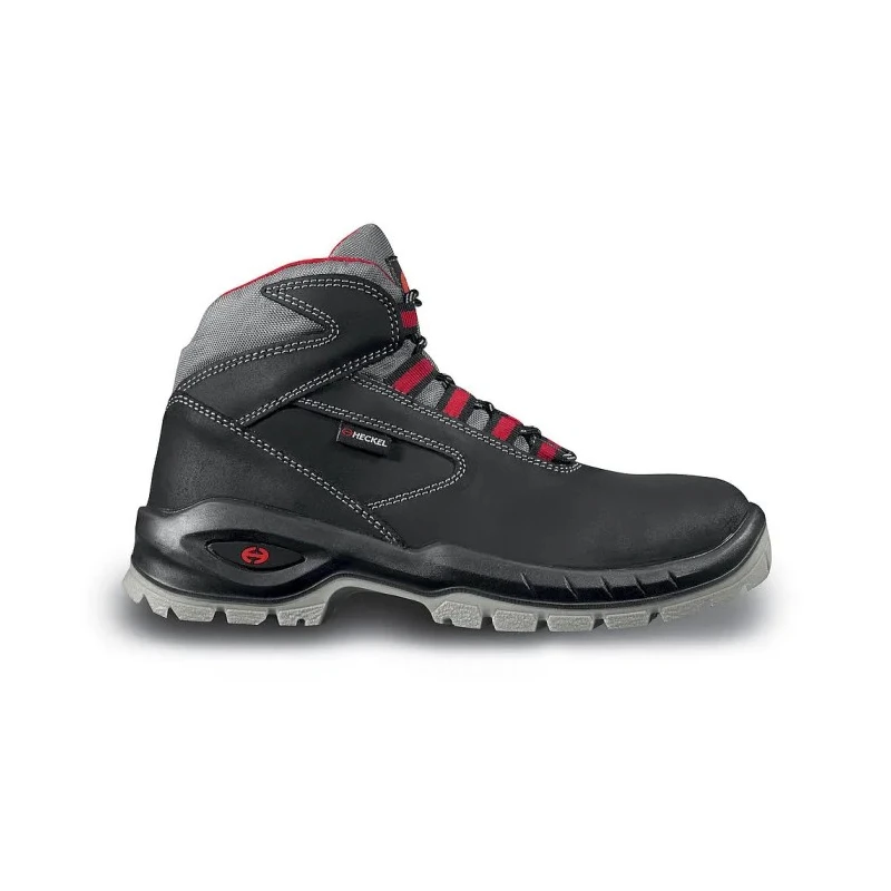 Heckel suXXeed Men's Ankle Safety Boots Composite Toe Capped Red Grey Black Size UK 11 EU 46 6390346