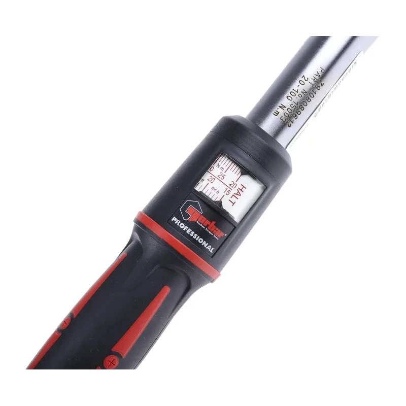 Norbar Torque Tools Click Torque Wrench 20 To 100 Nm 1/2 in Drive Square Drive 387mm Overall 15003