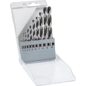 Bosch 10-Piece Twist Drill Bit Set for Metal with 1 mm to 10 mm Sizes Steel Bits 2608577348
