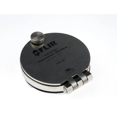 FLIR Stainless Steel Inspection Window with Calcium Fluoride Crystal for Flir Cameras IRW-2S