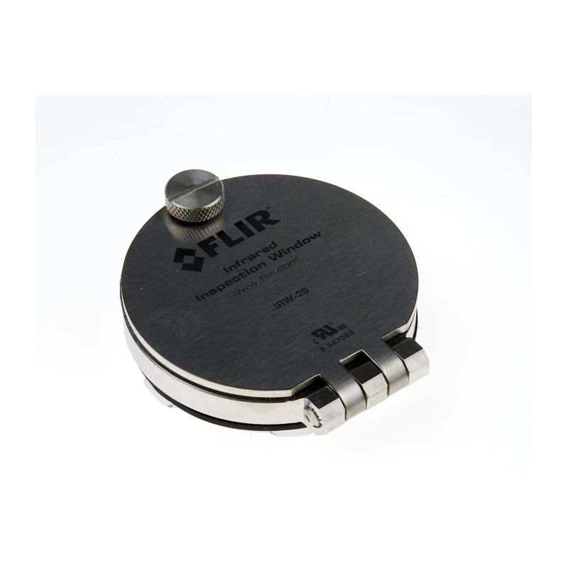 FLIR Stainless Steel Inspection Window with Calcium Fluoride Crystal for Flir Cameras IRW-2S