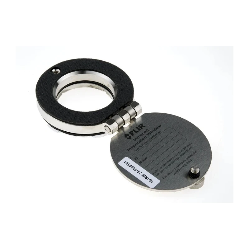FLIR Stainless Steel Inspection Window with Calcium Fluoride Crystal for Flir Cameras IRW-2S