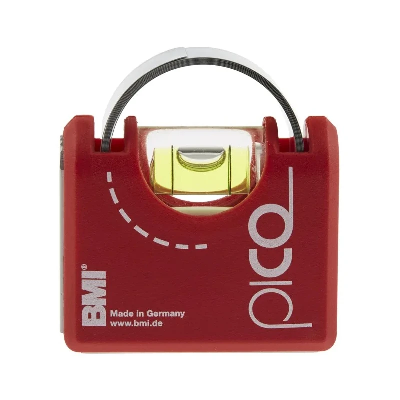 BMI PICO 1 Meter Tape Measure with Stainless Steel Blade and Red Plastic Case BM4261001030