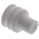 Delphi Automotive Connector Seal Metri-Pack Male Cable Seal Plug-In, White Silicone Housing 5.95x5.95x7.5mm 15324976
