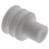 Delphi Automotive Connector Seal Metri-Pack Male Cable Seal Plug-In, White Silicone Housing 5.95x5.95x7.5mm 15324976