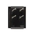 Bulgin On-Off On-Off Rocker Switch Panel 20A 250V AC 72V DC Panel Mount C1553ATNAA