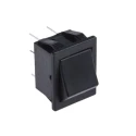 Bulgin DPST On-On On-On Rocker Switch Panel, Panel Mount, 16A, Black Actuator C1560ABAAA