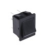 Bulgin DPST On-On On-On Rocker Switch Panel, Panel Mount, 16A, Black Actuator C1560ABAAA