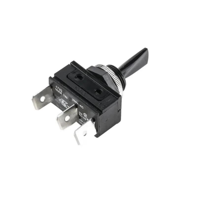 Bulgin Panel Mount Toggle Switch On-Off-On SPDT 20A 72V DC Nylon Actuator C1720HOAAD