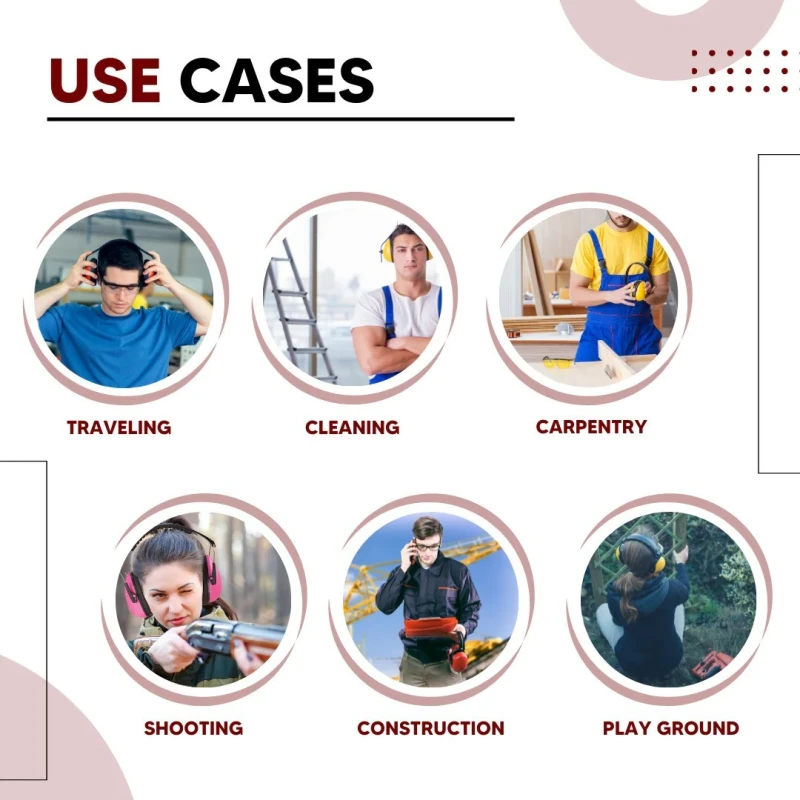 Buy Robustt Red Black Earmuffs Pack of 5 at Best Prices