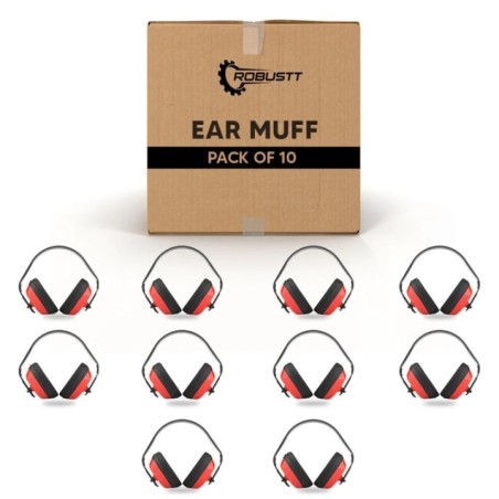 Buy Robustt Earmuffs For Noise Reduction Rating Pack of 10