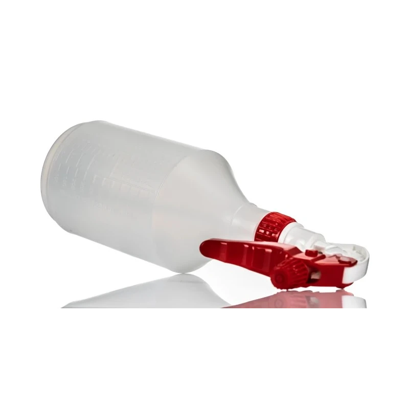 Robert Scott Red Spray Bottle 750ml Chemical Resistant PE Bottle with Red Trigger 101956/R