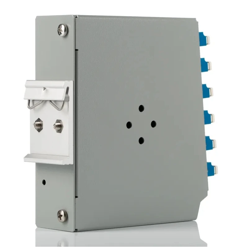 Phoenix Contact Fibre Optic Patch Panel 6 Port LC Single Mode Duplex, 130mm Height, 135mm Width, Model 1019711