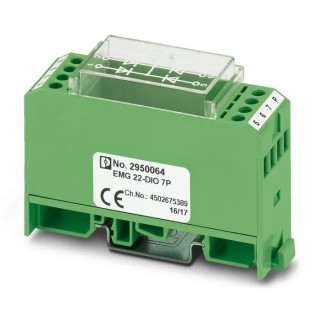 Phoenix Contact Surge Protector 250 V ac, DIN Rail Mount EMG 22-DIO 7P 2950064