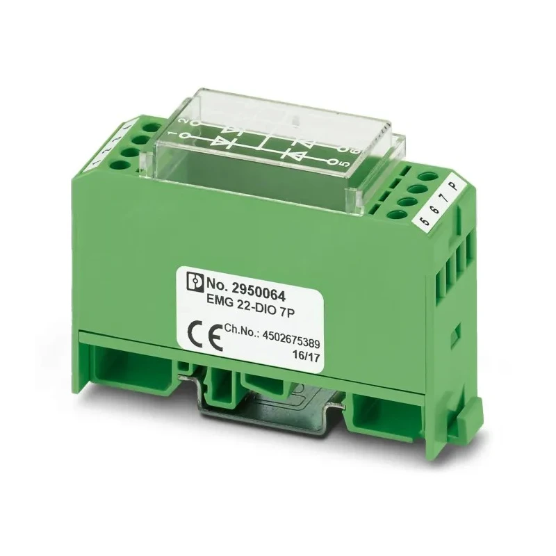 Phoenix Contact Surge Protector 250 V ac, DIN Rail Mount EMG 22-DIO 7P 2950064