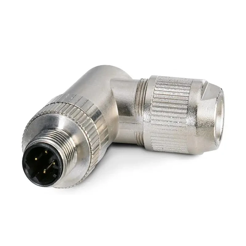 Phoenix Contact Circular Connector, 4 Contacts, Cable Mount, M12 Size, Plug Male, IP67 Rated, SACC Series 1554539