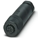 Phoenix Contact Industrial Circular Connector Cable Mount Socket Female 5 Contacts M12 Connector 60V 4A IP67 SACC 1500787