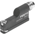 Festo Pneumatic Position Detector SMT-8-SL-PS-LED-24-B, IP65 IP68 Rated, 30V DC, LED Indicator