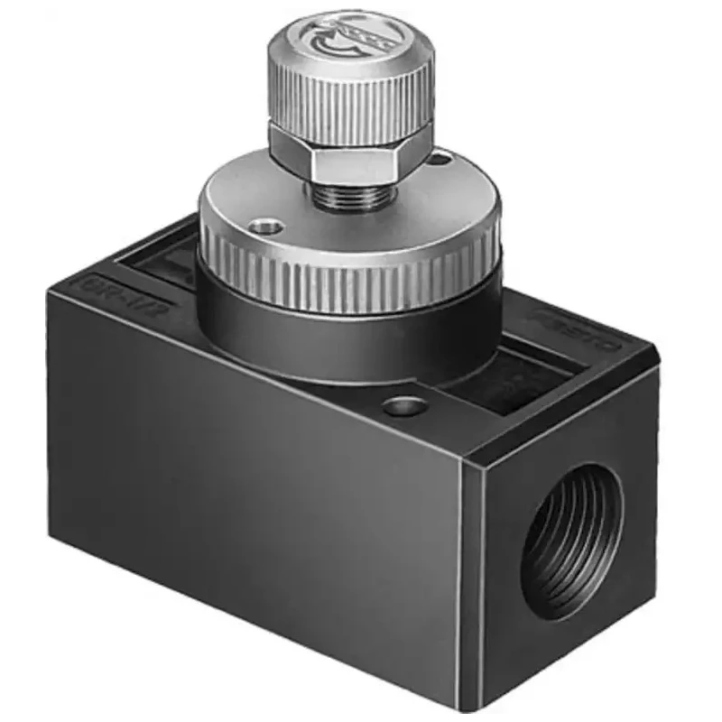 Festo GR Series Flow Controller Flow Valve Zinc Die Cast Aluminium Body GR-3/8-B