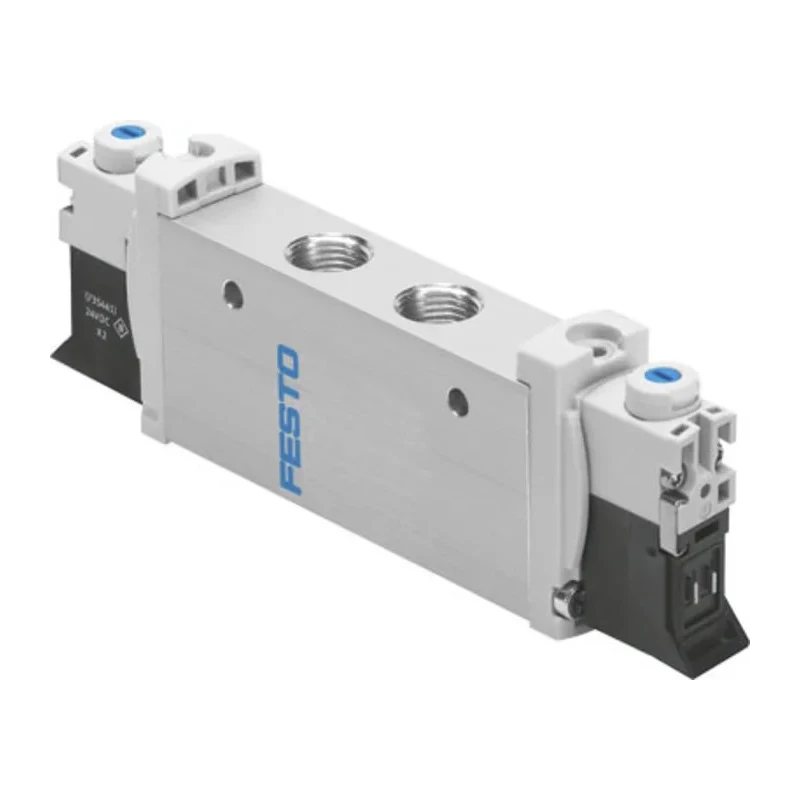 Festo Pneumatic Solenoid Valve, Pilot Actuation, G 1/8 Port Size, Aluminium Alloy Body, 24V DC, 8 VUVG-L14-T32C-AT-G18-1P3